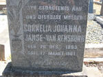 RENSBURG Cornelia Johanna, Janse van 1893-1961