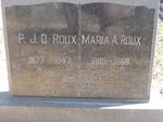 ROUX P.J.D. 1877-1947 & Maria A. 1885-1966