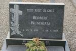 WUNDRAM Herbert 1896-1997