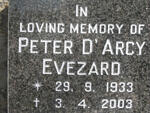 EVEZARD Peter D'Arcy 1933-2003