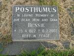 POSTHUMUS Bessie 1922-2002