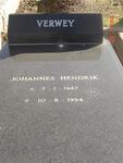 VERWEY Johannes Hendrik 1947-1994