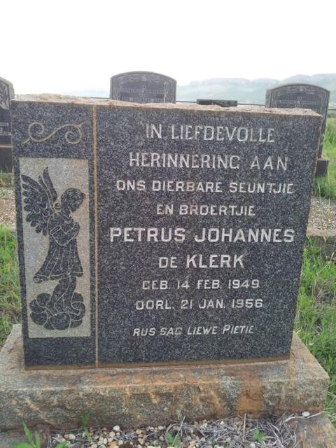 KLERK Petrus Johannes, de 1949-1956