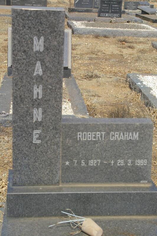 MAHNE Robert Graham 1927-1969