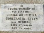 STEYN Gezina Wilhelmina Constantia nee MYBURGH 1890-1960