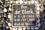 CLERK Ben, de 1934-2009