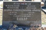 NAUDé Jacobus Francois 1923-1996 & Susanna Johanna KEMP 1930-