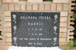 NAKELI Sellwana Frieda 1967-2005