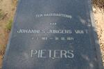 PIETERS Johannes Jurgens van T. 1913-1971