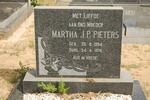 PIETERS Martha J.P. 1904-1974
