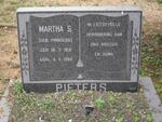 PIETERS Martha S. nee PRINSLOO 1931-1990
