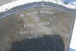 WHEELER Cecil Haven -1961
