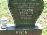 FICK Hester Jacoba nee STRYDOM 1916-1992