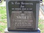 SWART Abraham Jacobus 1926-1989
