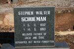SCHOEMAN Stephen Walter 1932-1993