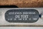 TOIT Stefanus Jeremias, du 1947-2003