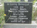 THOMPSON Aubrey Denzil, Forsyth 1897-1962 :: FORSYTH THOMPSON Adrian Ernest 1925-1971.
