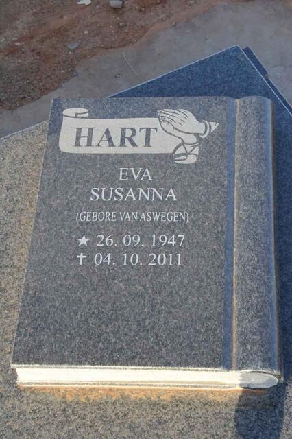 HART Eva Susanna nee VAN ASWEGEN 1947-2011