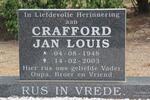 CRAFFORD Jan Louis 1948-2003