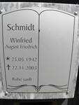 SCHMIDT Winfried August Friedrich 1942-2003