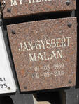 MALAN Jan Gysbert 1939-2001
