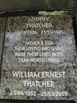 THATCHER Johnny 1926-1985 :: THATCHER William Ernest 1952-2009