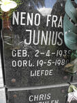 JUNIUS Neno Fra? 1935-1980