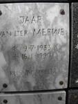 MERWE Jaap, van der 1933-1990