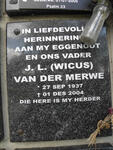 MERWE J.L., van der 1937-2004