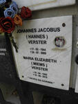 VERSTER Johannes Jacobus 1944-2009 & Maria Elizabeth 1950-2010