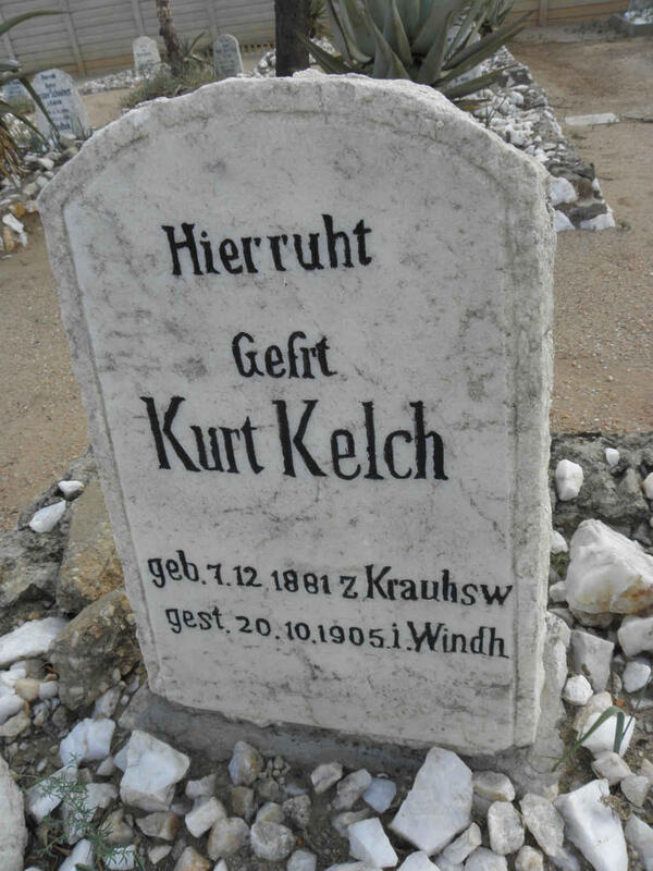 KELCH Kurt 1881-1905