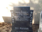 PLESSIS Gertruida Villieria, du nee MOSTERT 1923-1993