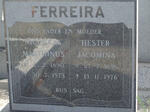 FERREIRA Nicolaas Marthinus 1890-1973 & Hester Jacomina 1896-1976