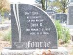 FOURIE Dirk C. nee HUMAN 1933-1964