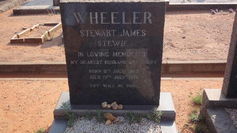 WHEELER Stewart James 1923-1961