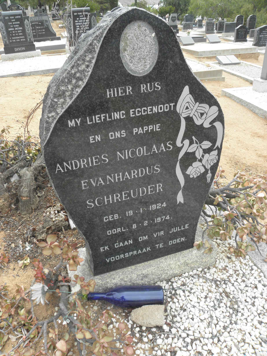 SCHREUDER Andries Nicolaas Evanhardus 1924-1974