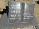KIRSTEN Andries 1922-1968
