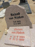 ALPHEN Roland, van 1923-1981 & Christa 1929-1997
