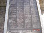4. Memorial: SA Heavy Artillery members 1914-1918 