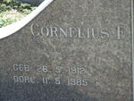 ALBERTS Cornelius F. 1912-1985