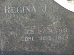 ALBERTS Regina J. 1913-1984
