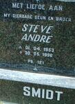 SMIDT Steve André 1953-1996