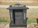 SEFO Thabiso Lucas, Mphaki 1953-2001