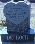 KOCK Martha Jacoba, de nee VISSER 1925-1984
