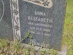 BOTHA Anna Elizabeth nee LAUBSCHER 1895-1967 