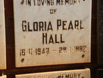 HALL Gloria Pearl 1943-1992