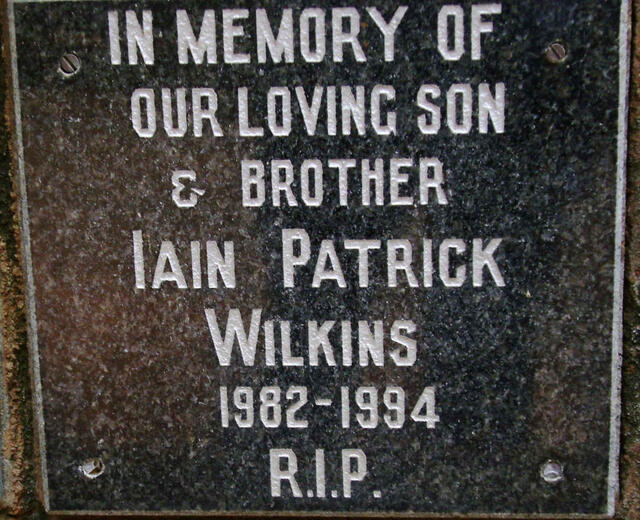 WILKINS Iain Patrick 1982-1994
