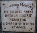 HAMILTON Arthur Cussie 1890-1983