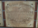 HESS Maureen Joy 1931-1990 