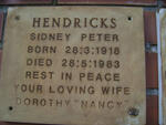 HENDRICKS Sidney Peter 1918-1983